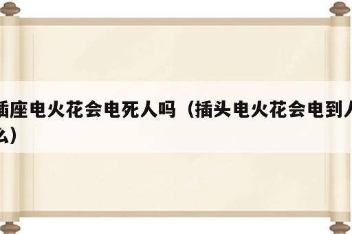 插座电火花会电死人吗（插头电火花会电到人么）
