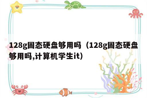 128g固态硬盘够用吗（128g固态硬盘够用吗,计算机学生it）