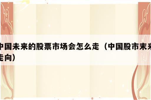 中国未来的股票市场会怎么走（中国股市末来走向）