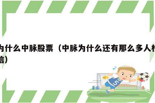 为什么中脉股票（中脉为什么还有那么多人相信）