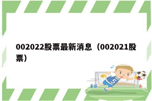 002022股票最新消息（002021股票）