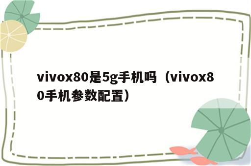 vivox80是5g手机吗（vivox80手机参数配置）